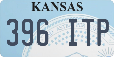 KS license plate 396ITP