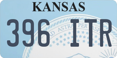 KS license plate 396ITR