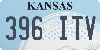 KS license plate 396ITV