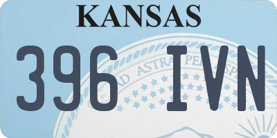 KS license plate 396IVN