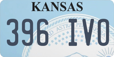 KS license plate 396IVO