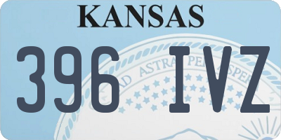 KS license plate 396IVZ