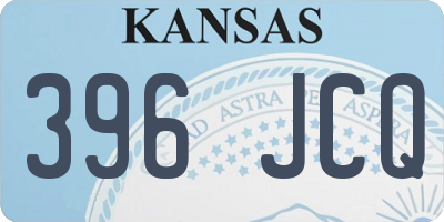 KS license plate 396JCQ