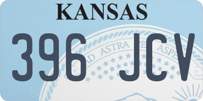 KS license plate 396JCV