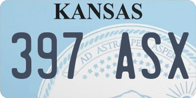 KS license plate 397ASX