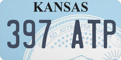 KS license plate 397ATP