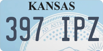 KS license plate 397IPZ