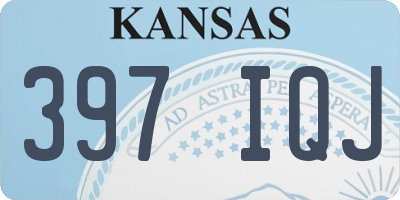 KS license plate 397IQJ