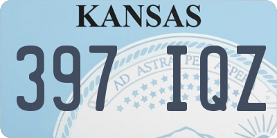 KS license plate 397IQZ