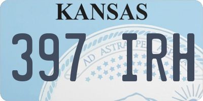 KS license plate 397IRH