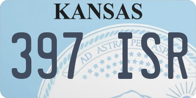 KS license plate 397ISR