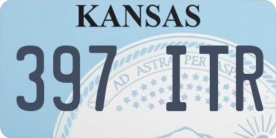 KS license plate 397ITR
