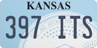 KS license plate 397ITS
