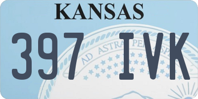 KS license plate 397IVK