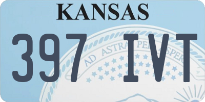 KS license plate 397IVT