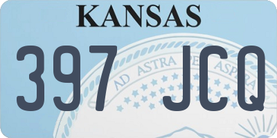 KS license plate 397JCQ