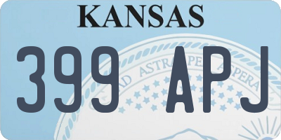 KS license plate 399APJ