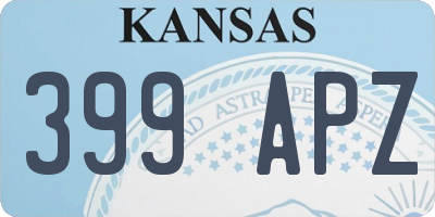 KS license plate 399APZ