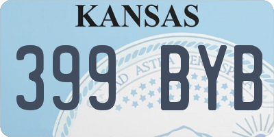 KS license plate 399BYB