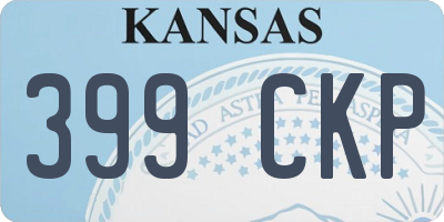 KS license plate 399CKP