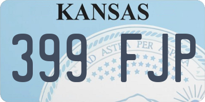KS license plate 399FJP