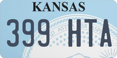 KS license plate 399HTA