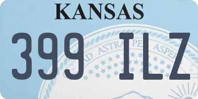 KS license plate 399ILZ