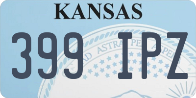KS license plate 399IPZ