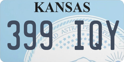 KS license plate 399IQY