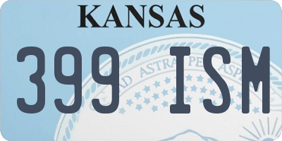 KS license plate 399ISM