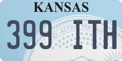 KS license plate 399ITH