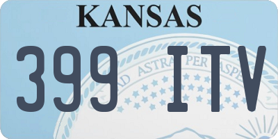 KS license plate 399ITV