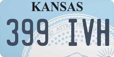 KS license plate 399IVH