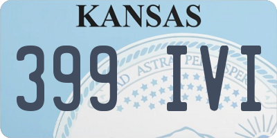 KS license plate 399IVI
