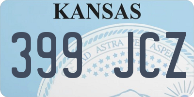 KS license plate 399JCZ