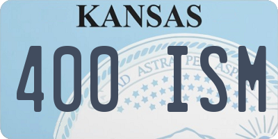 KS license plate 400ISM