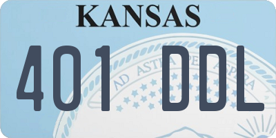 KS license plate 401DDL