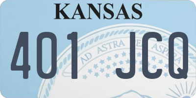 KS license plate 401JCQ