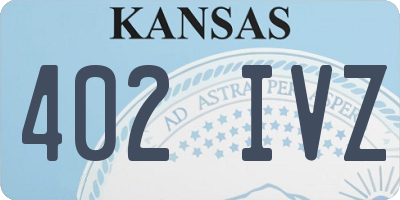 KS license plate 402IVZ