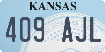KS license plate 409AJL