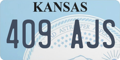 KS license plate 409AJS