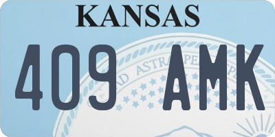 KS license plate 409AMK