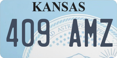 KS license plate 409AMZ