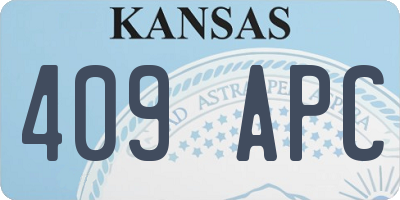 KS license plate 409APC