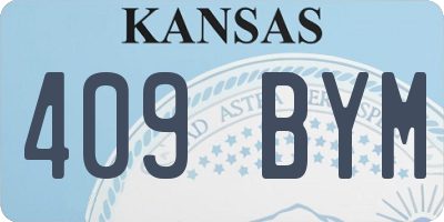 KS license plate 409BYM