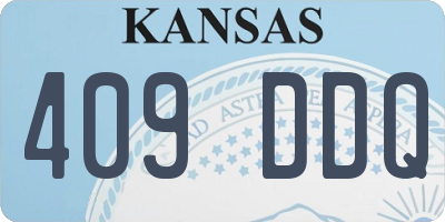 KS license plate 409DDQ