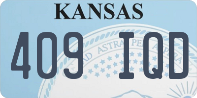 KS license plate 409IQD