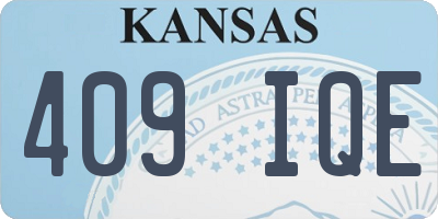 KS license plate 409IQE