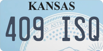 KS license plate 409ISQ
