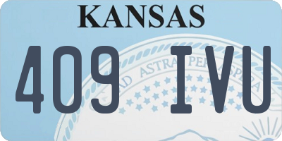 KS license plate 409IVU